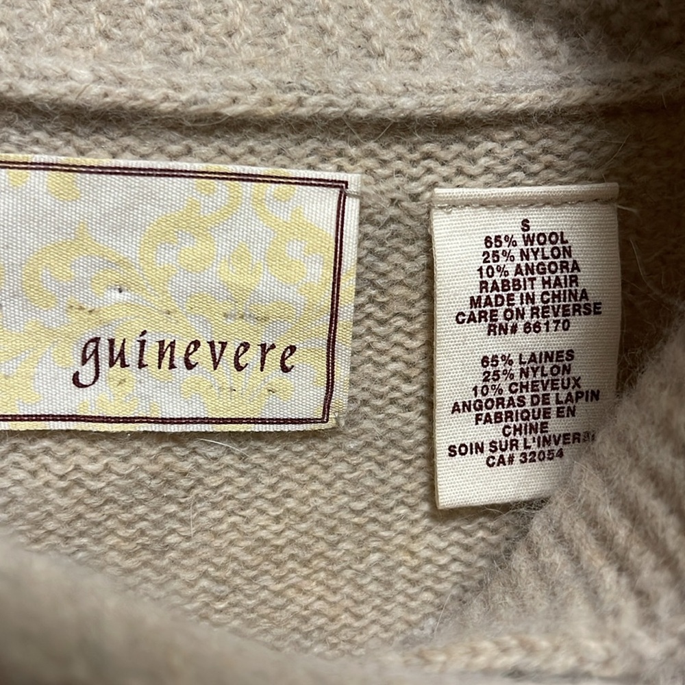 Cropped Button Up Sweater - image 4